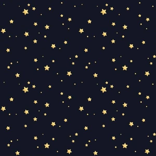 Потолочные обои "Ночное небо с желтыми звездочками" из коллекции АРТ-обои, арикул: psh_00010738
